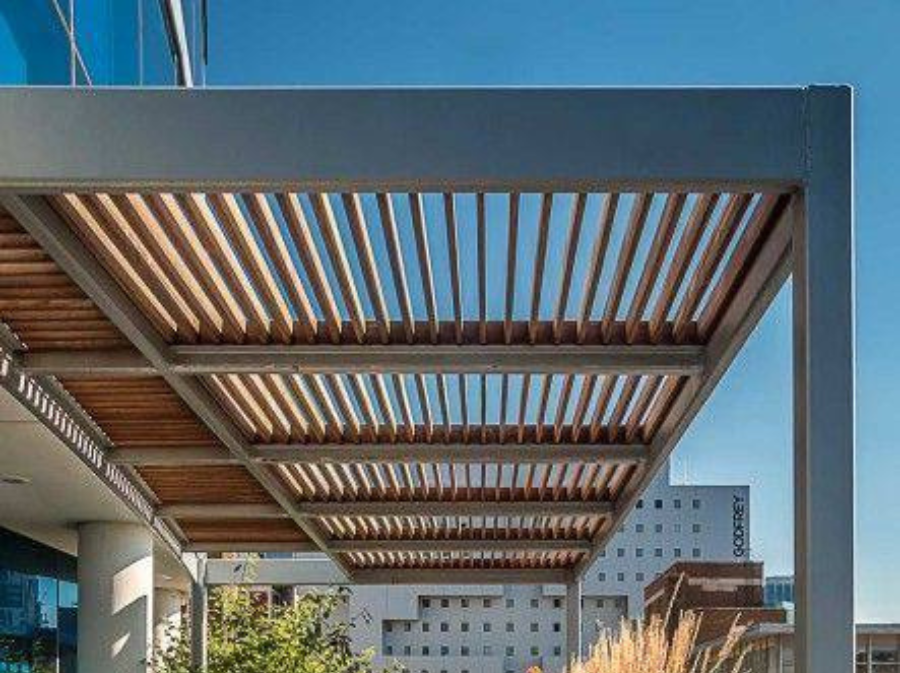 skyline automatic louvered roof