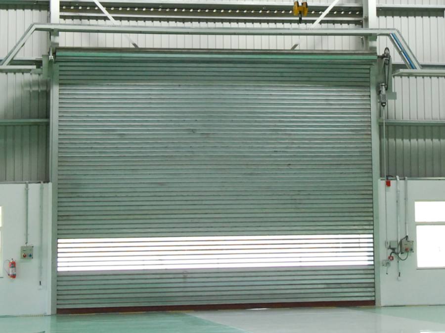 galvanized insulated rolling shutter